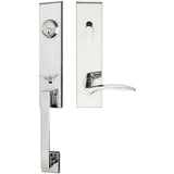 INOX - MH Handleset Tubular Crest Entry 2-3/4''  32 RH - Polished Stainless Steel