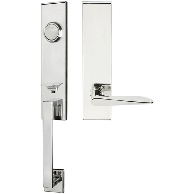 INOX - MH Handleset Tubular Ecco Full Dummy 32 RH - Polished Stainless Steel
