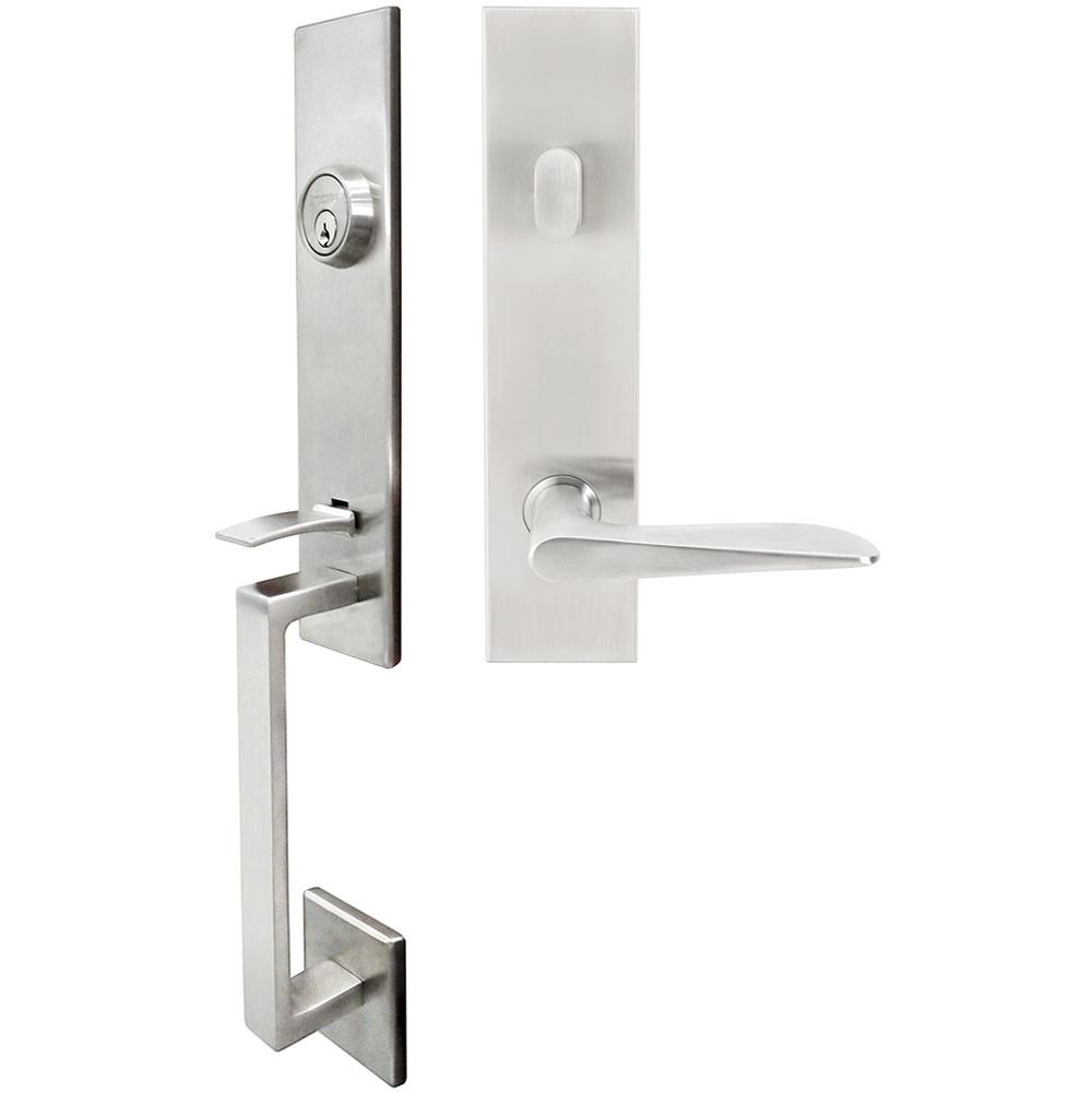INOX - MH Handleset Tubular Ecco Entry 2-3/4''  32D RHR - Satin Stainless Steel
