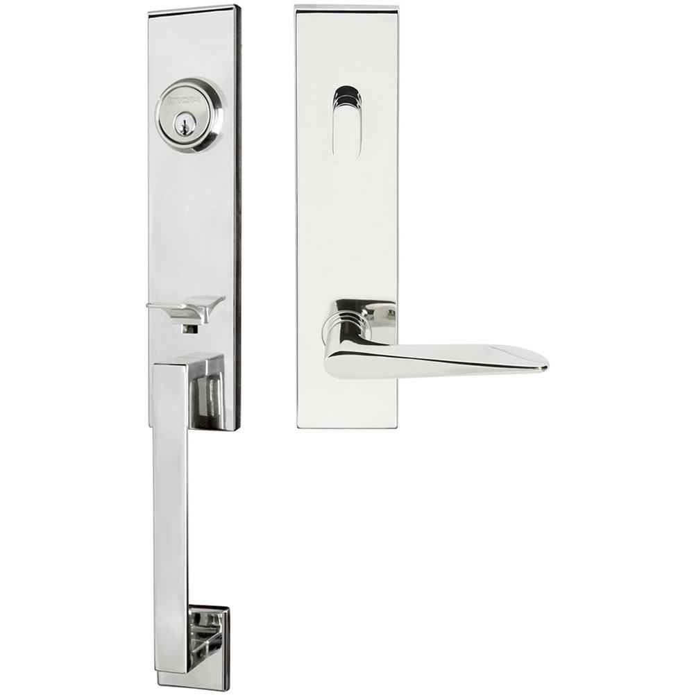 INOX - MH Handleset Tubular Ecco Entry 2-3/8''  32 RH - Polished Stainless Steel