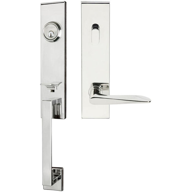 INOX - MH Handleset Tubular Ecco Entry 2-3/8''  32 RH - Polished Stainless Steel