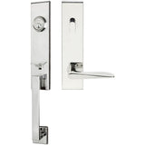 INOX - MH Handleset Tubular Ecco Entry 2-3/8''  32 LHR - Polished Stainless Steel