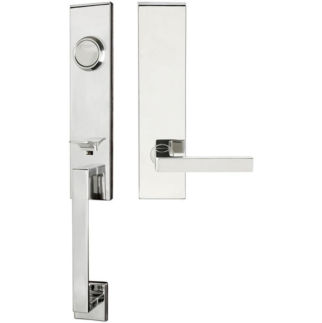 INOX - MH Handleset Tubular Tokyo Full Dummy 32 LH - Polished Stainless Steel