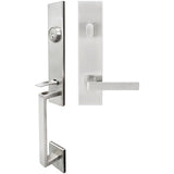 INOX - MH Handleset Tubular Tokyo Entry 2-3/8'' 32D RH  - Satin Stainless Steel