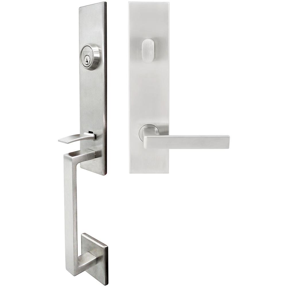 INOX - MH Handleset Tubular Tokyo Entry 2-3/4''  32D LH - Satin Stainless Steel