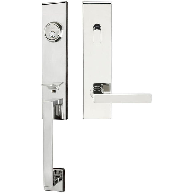 INOX - MH Handleset Tubular Tokyo Entry 2-3/8''  32 LHR - Polished Stainless Steel