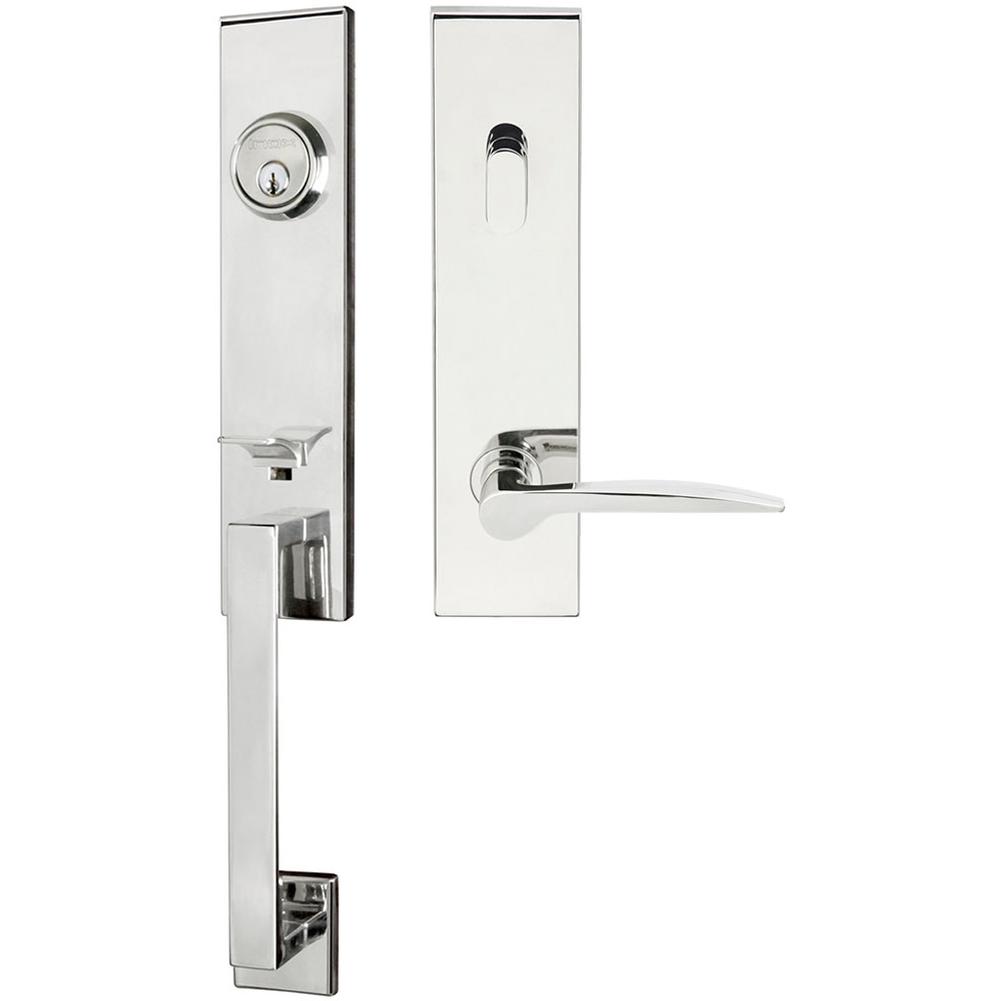 INOX - MH Handleset Tubular Toronto Entry 2-3/8''  32 LHR - Polished Stainless Steel