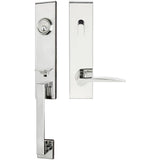 INOX - MH Handleset Tubular Toronto Entry 2-3/4''  32 RHR - Polished Stainless Steel