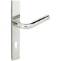 INOX - MU Multipoint 101 Cologne Euro Entry Lever High US32 LH - Polished Stainless Steel