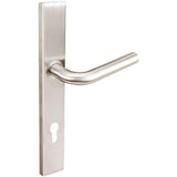 INOX - MU Multipoint 101 Cologne Euro Entry Lever High US32D RH - Satin Stainless Steel