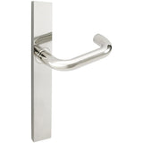 INOX - MU Multipoint 102 Munich Passage Lever High US32 - Polished Stainless Steel