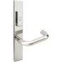 INOX - MU Multipoint 102 Munich US Entry Lever Low US32 RH - Polished Stainless Steel