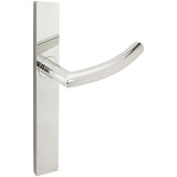 INOX - MU Multipoint 103 Oslo Euro Patio Lever High US32 RH - Polished Stainless Steel