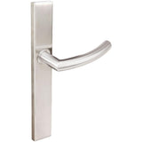 INOX - MU Multipoint 103 Oslo Passage Lever High US32D - Satin Stainless Steel