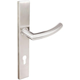 INOX - MU Multipoint 103 Oslo Euro Entry Lever High US32D RH - Satin Stainless Steel