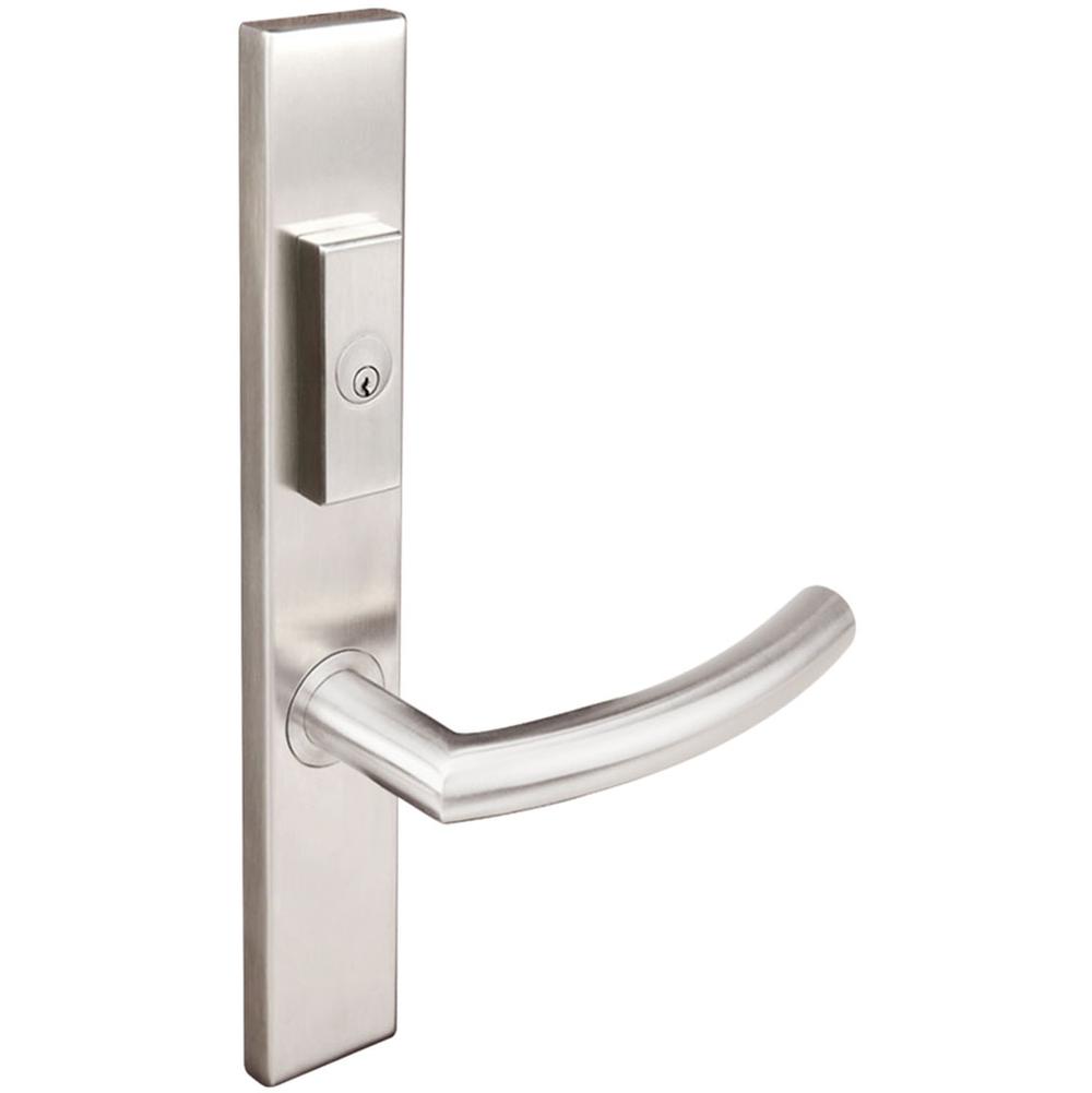 INOX - MU Multipoint 103 Oslo US Entry Lever Low US32D RH - Satin Stainless Steel