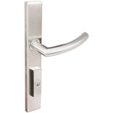 INOX - MU Multipoint 103 Oslo US Entry Lever High US32D RH - Satin Stainless Steel