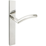 INOX - MU Multipoint 104 Brussels Euro Patio Lever High US32 RH - Polished Stainless Steel