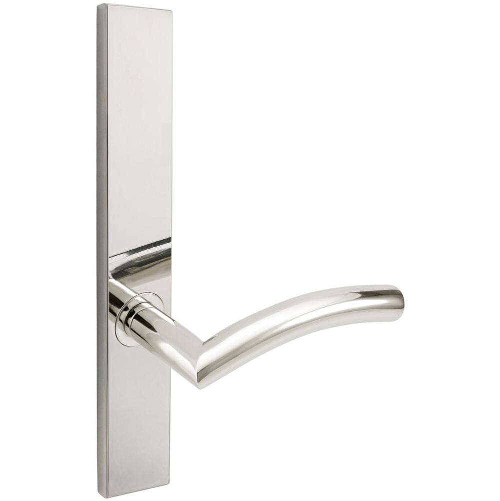 INOX - MU Multipoint 104 Brussels Hf Psge/Hf Dmy Lvr Lo US32 RH - Polished Stainless Steel