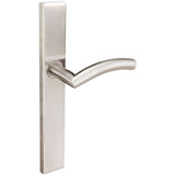 INOX - MU Multipoint 104 Brussels Euro Patio Lever High US32D LH - Satin Stainless Steel
