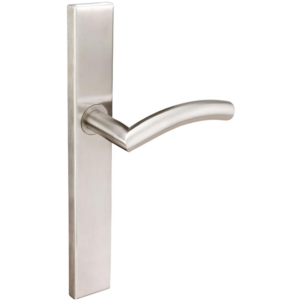 INOX - MU Multipoint 104 Brussels Hf Psge/Hf Dmy Lvr Hi US32D LH - Satin Stainless Steel
