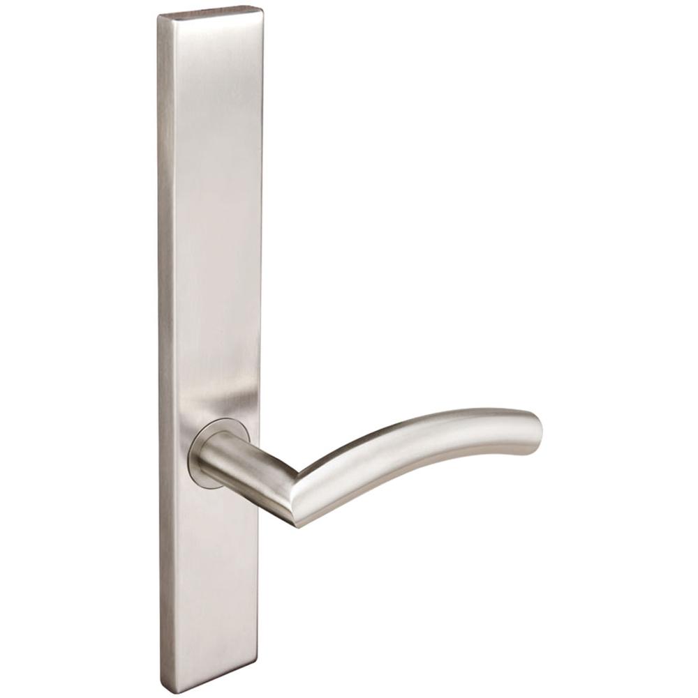 INOX - MU Multipoint 104 Brussels Passage Lever Low US32D - Satin Stainless Steel