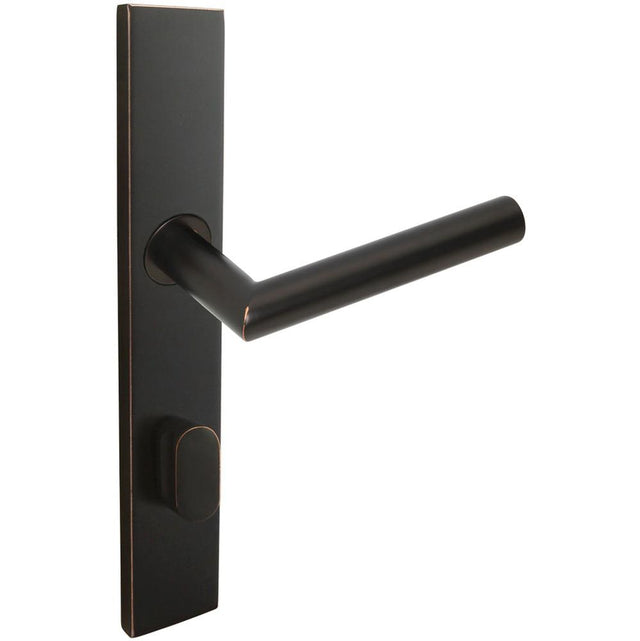 INOX - MU Multipoint 105 Frankfurt US Entry Lever High US10B LH - Oil Rubbed Bronze
