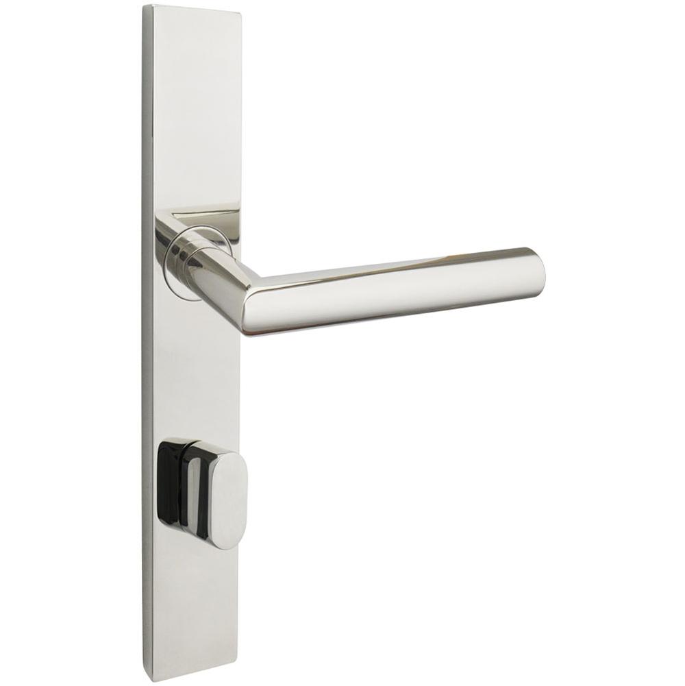 INOX - MU Multipoint 105 Frankfurt US Entry Lever High US32 RH - Polished Stainless Steel
