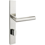 INOX - MU Multipoint 105 Frankfurt US Entry Lever High US32 LH - Polished Stainless Steel