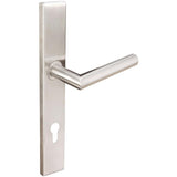 INOX - MU Multipoint 105 Frankfurt Euro Entry Lever High US32D LH - Satin Stainless Steel