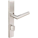 INOX - MU Multipoint 105 Frankfurt US Entry Lever High US32D RH - Satin Stainless Steel