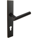 INOX - MU Multipoint 106 Copenhagen Euro Entry Lever High US10B RH - Oil Rubbed Bronze