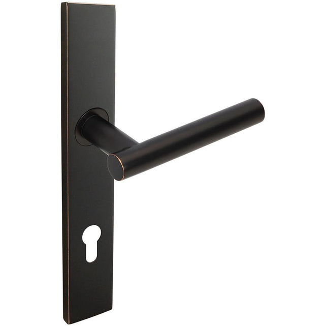 INOX - MU Multipoint 106 Copenhagen Euro Entry Lever High US10B RH - Oil Rubbed Bronze
