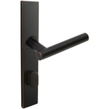 INOX - MU Multipoint 106 Copenhagen US Entry Lever High US10B LH - Oil Rubbed Bronze