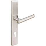 INOX - MU Multipoint 106 Copenhagen Euro Entry Lever High US32D LH - Satin Stainless Steel