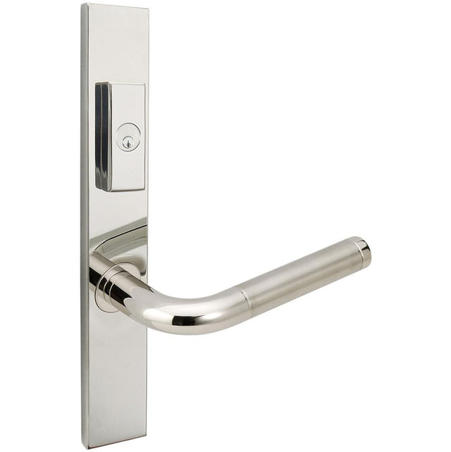 INOX - MU Multipoint 108 Vienna US Entry Lever Low SP LH - Satin Stainless Steel