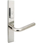 INOX - MU Multipoint 108 Vienna US Entry Lever Low SP LH - Satin Stainless Steel