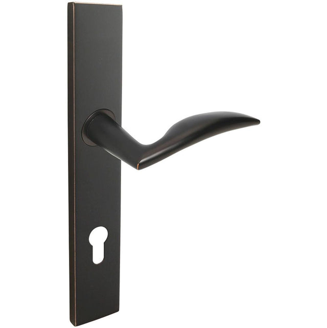 INOX - MU Multipoint 210 Air-stream Euro Entry Lever High US10B RH - Oil Rubbed Bronze