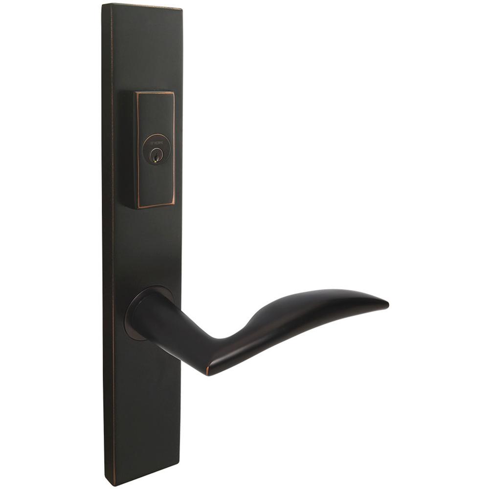 INOX - MU Multipoint 210 Air-stream US Entry Lever Low US10B LH - Oil Rubbed Bronze