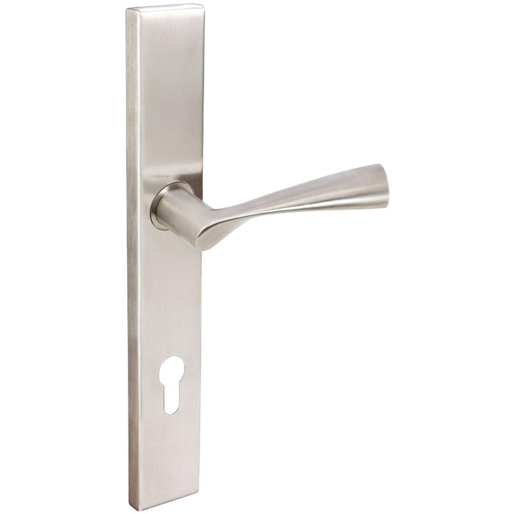 INOX - MU Multipoint 211 Breeze Euro Entry Lever High US32D RH - Satin Stainless Steel