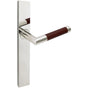 INOX - MU Multipoint 213 Cabernet Euro Patio Lever High US32 LH - Polished Stainless Steel