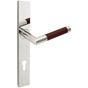 INOX - MU Multipoint 213 Cabernet Euro Entry Lever High US32 RH - Polished Stainless Steel