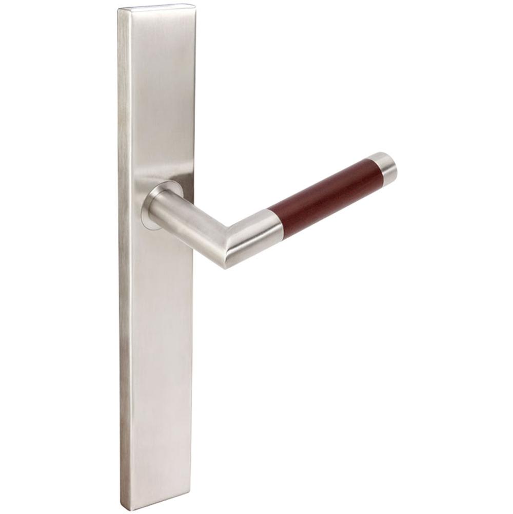 INOX - MU Multipoint 213 Cabernet US Patio Lever High US32D LH - Satin Stainless Steel