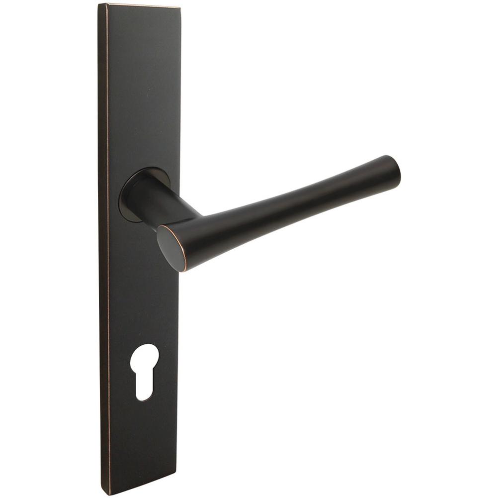 INOX - MU Multipoint 214 Champagne Euro Entry Lever High US10B LH - Oil Rubbed Bronze
