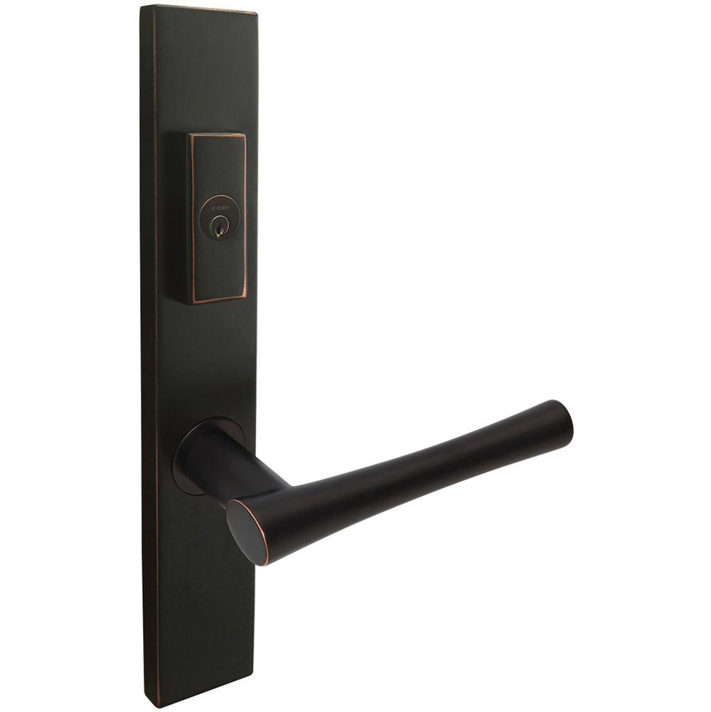 INOX - MU Multipoint 214 Champagne US Entry Lever Low US10B RH - Oil Rubbed Bronze