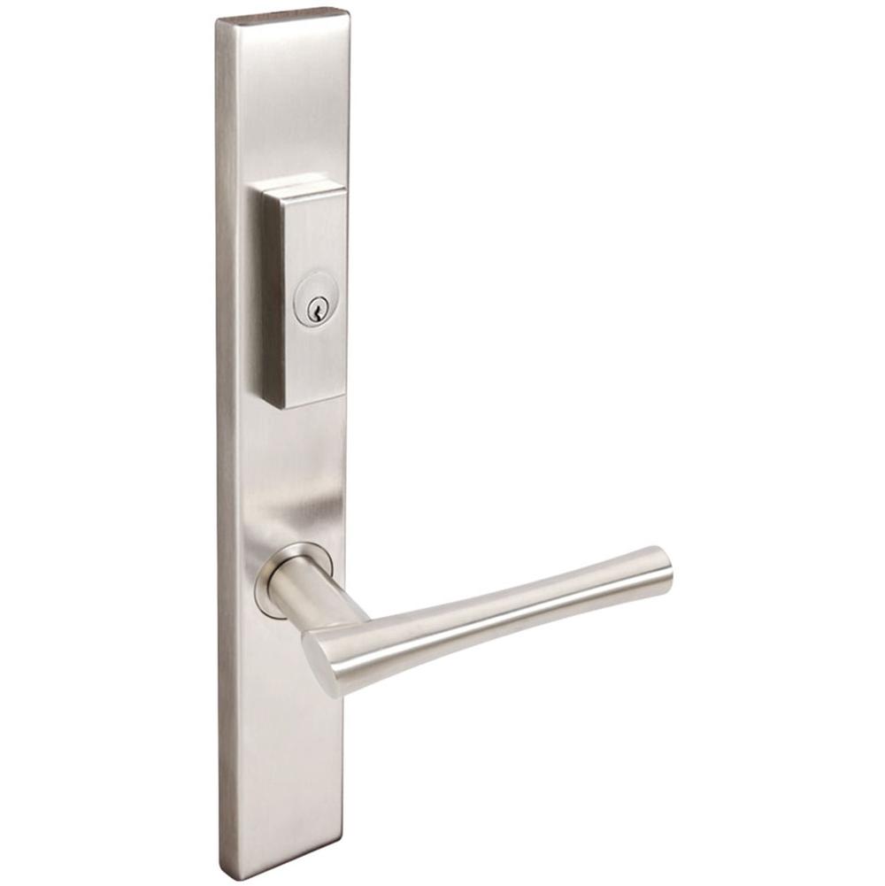 INOX - MU Multipoint 214 Champagne US Entry Lever Low US32D RH - Satin Stainless Steel