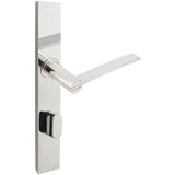 INOX - MU Multipoint 217 Horizon US Entry Lever High US32 LH - Polished Stainless Steel