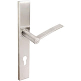 INOX - MU Multipoint 217 Horizon Euro Entry Lever High US32D LH - Satin Stainless Steel
