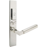 INOX - MU Multipoint 221 Aurora US Entry Lever Low US32 LH - Polished Stainless Steel