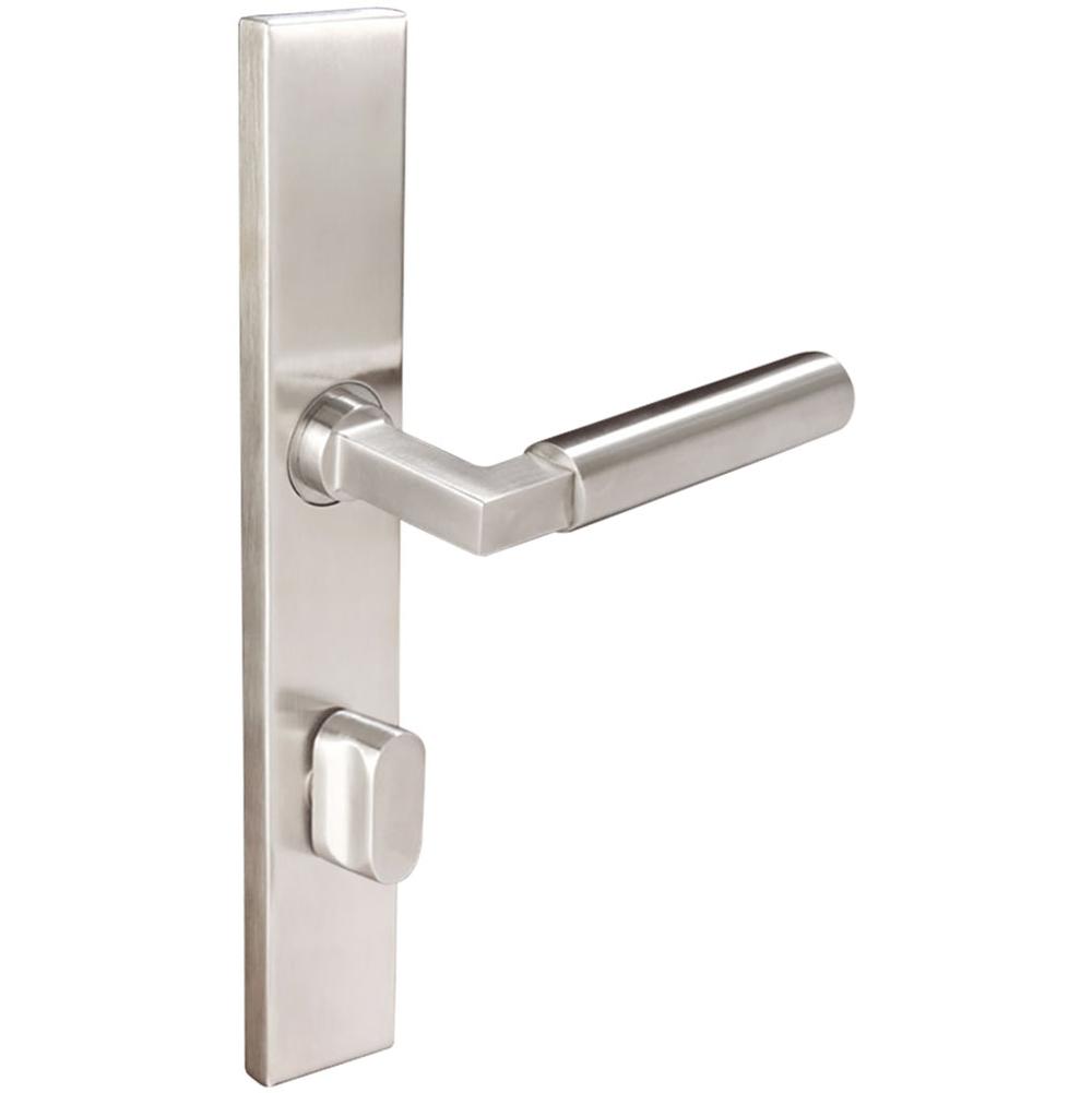 INOX - MU Multipoint 221 Aurora US Entry Lever High US32D RH - Satin Stainless Steel